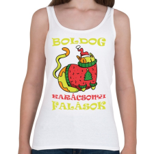 PRINTFASHION Boldog Karácsonyi falások - Női atléta - Fehér női trikó