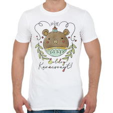 PRINTFASHION Boldog Karácsonyt! - Férfi póló - Fehér férfi póló