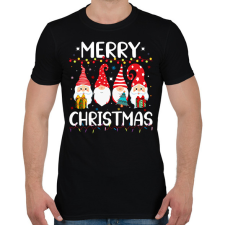 PRINTFASHION boldog karácsonyt  - Férfi póló - Fekete férfi póló