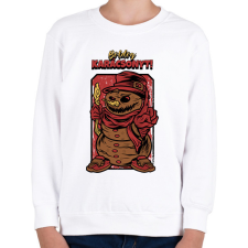 PRINTFASHION BOLDOG KARÁCSONYT - Gyerek pulóver - Fehér gyerek pulóver, kardigán