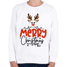 PRINTFASHION boldog karácsonyt  - Gyerek pulóver - Fehér gyerek pulóver, kardigán