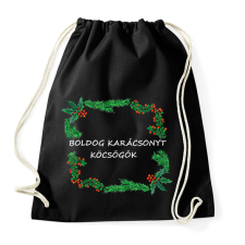 PRINTFASHION boldog karácsonyt köcsögök - Sportzsák, Tornazsák - Fekete tornazsák