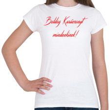 PRINTFASHION Boldog Karácsonyt - Női póló - Fehér női póló