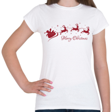 PRINTFASHION boldog karácsonyt  - Női póló - Fehér női póló