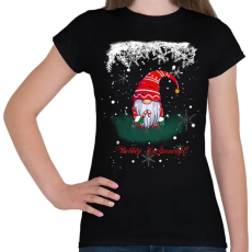 PRINTFASHION Boldog Karácsonyt! - Női póló - Fekete