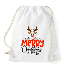 PRINTFASHION boldog karácsonyt  - Sportzsák, Tornazsák - Fehér tornazsák
