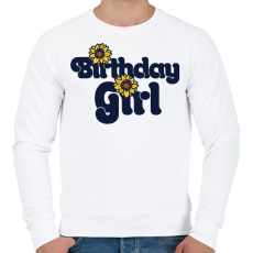 PRINTFASHION Boldog születésnapot! - Férfi pulóver - Fehér