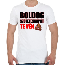 PRINTFASHION Boldog születésnapot te.. - Férfi póló - Fehér férfi póló