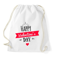PRINTFASHION Boldog valentin napot - Sportzsák, Tornazsák - Fehér tornazsák