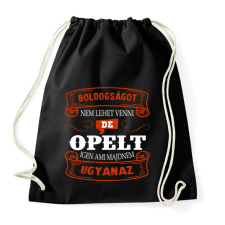 PRINTFASHION Boldogságot nem lehet venni de opelt igen - Sportzsák, Tornazsák - Fekete tornazsák