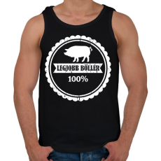 PRINTFASHION Böllérek gyöngye - Férfi atléta - Fekete