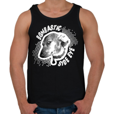 PRINTFASHION Bombastic side eye - Férfi atléta - Fekete atléta, trikó