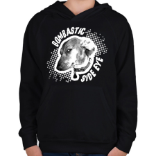 PRINTFASHION Bombastic side eye - Gyerek kapucnis pulóver - Fekete gyerek pulóver, kardigán