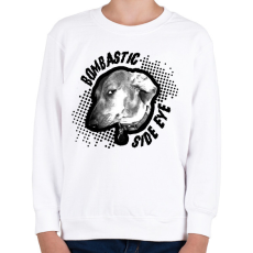 PRINTFASHION BOMBASTIC SIDE EYE - Gyerek pulóver - Fehér