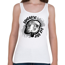 PRINTFASHION BOMBASTIC SIDE EYE - Női atléta - Fehér női trikó