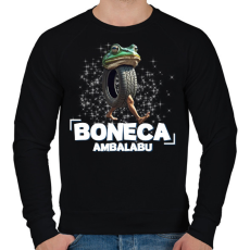 PRINTFASHION Boneca Ambalabu - Férfi pulóver - Fekete