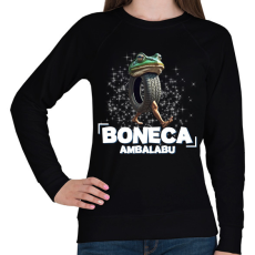 PRINTFASHION Boneca Ambalabu - Női pulóver - Fekete