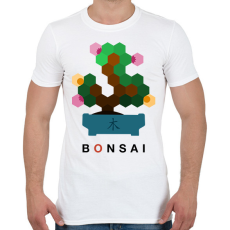 PRINTFASHION Bonsai - Férfi póló - Fehér