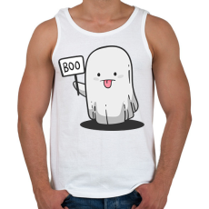 PRINTFASHION Boo - Férfi atléta - Fehér