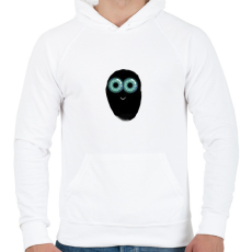 PRINTFASHION Boo - Férfi kapucnis pulóver - Fehér