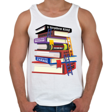 PRINTFASHION books - Férfi atléta - Fehér