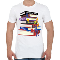 PRINTFASHION books - Férfi póló - Fehér