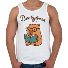 PRINTFASHION Bookybara - Férfi atléta - Fehér