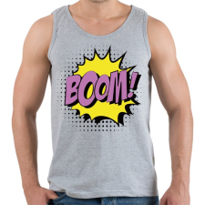 PRINTFASHION boom - Férfi atléta - Sport szürke atléta, trikó