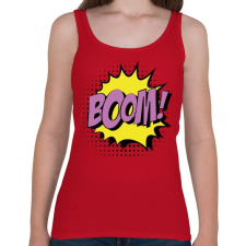 PRINTFASHION boom - Női atléta - Cseresznyepiros női trikó