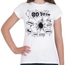 PRINTFASHION boom - Női póló - Fehér női póló