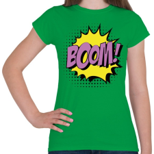 PRINTFASHION boom - Női póló - Zöld női póló