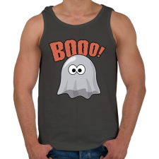 PRINTFASHION Booo! - Férfi atléta - Sötétszürke atléta, trikó