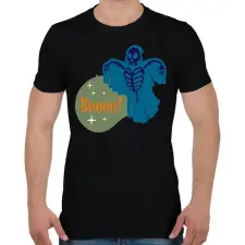 PRINTFASHION Boooo - Férfi póló - Fekete férfi póló
