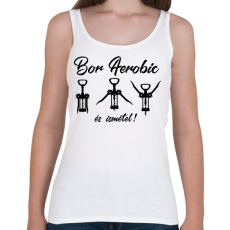 PRINTFASHION Bor Aerobic - Női atléta - Fehér