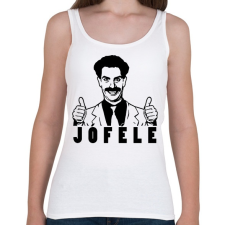 PRINTFASHION Borat - Női atléta - Fehér női felső