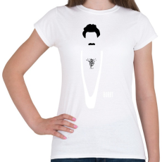 PRINTFASHION Borat - Női póló - Fehér