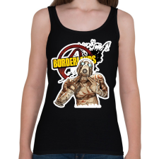 PRINTFASHION Borderlands Psycho - Női atléta - Fekete női trikó