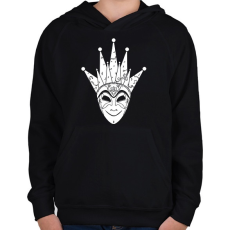 PRINTFASHION Boris Brejcha - Gyerek kapucnis pulóver - Fekete