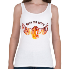PRINTFASHION born for speed - Női atléta - Fehér