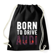 PRINTFASHION born to drive7 - Sportzsák, Tornazsák - Fekete tornazsák