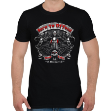 PRINTFASHION born to offen - Férfi póló - Fekete férfi póló