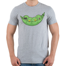 PRINTFASHION Borsó család - Férfi póló - Sport szürke férfi póló