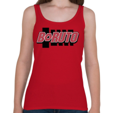 PRINTFASHION BORUTO logo - Női atléta - Cseresznyepiros női trikó