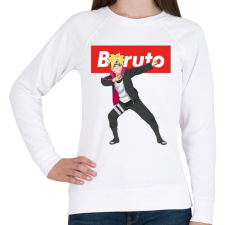 PRINTFASHION Boruto Uzumaki - Női pulóver - Fehér női pulóver, kardigán