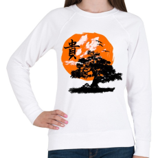 PRINTFASHION bosai - Női pulóver - Fehér