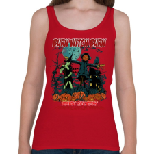 PRINTFASHION Boszorkányégetés - Női atléta - Cseresznyepiros női trikó