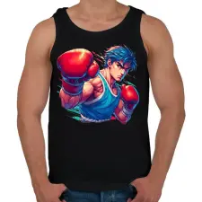 PRINTFASHION Box - Férfi atléta - Fekete atléta, trikó