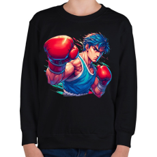 PRINTFASHION Box - Gyerek pulóver - Fekete