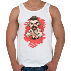 PRINTFASHION BOYKA - Férfi atléta - Fehér