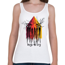 PRINTFASHION boys do cry - Női atléta - Fehér